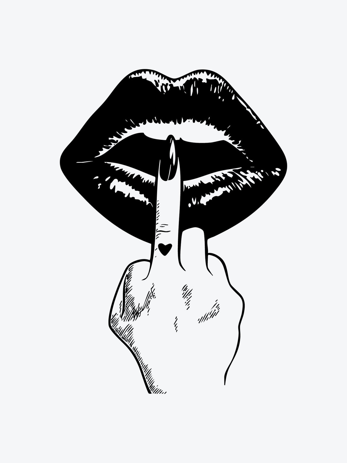 F Kiss temporary tattoo