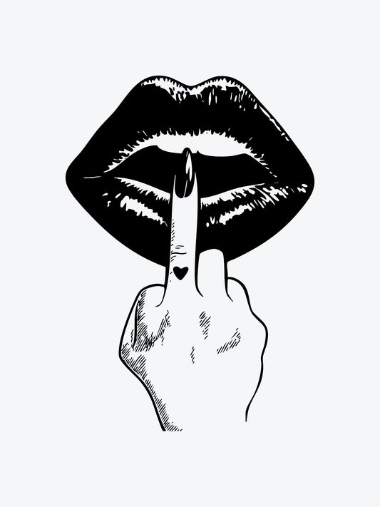 F Kiss temporary tattoo