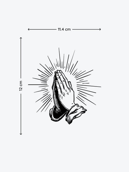 Faith temporary tattoo