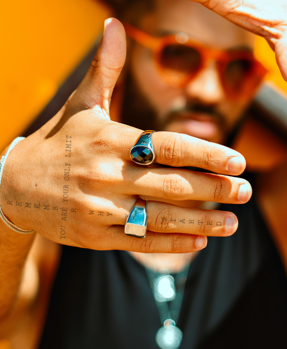 No Limit (Right Hand) temporary tattoo