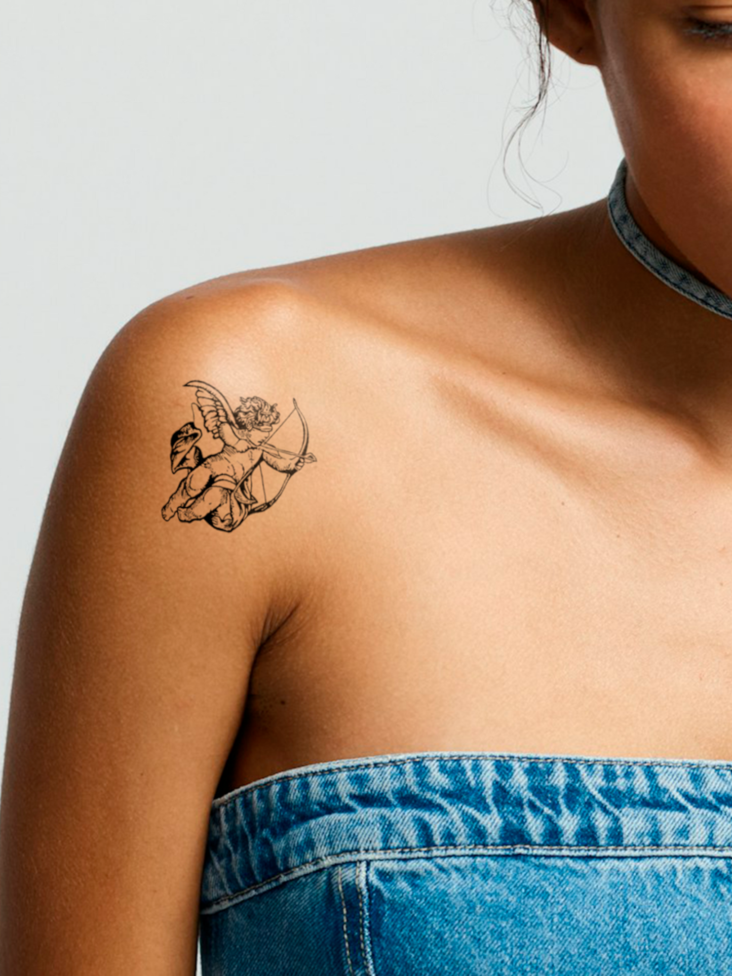 Amor Cupids temporary tattoo