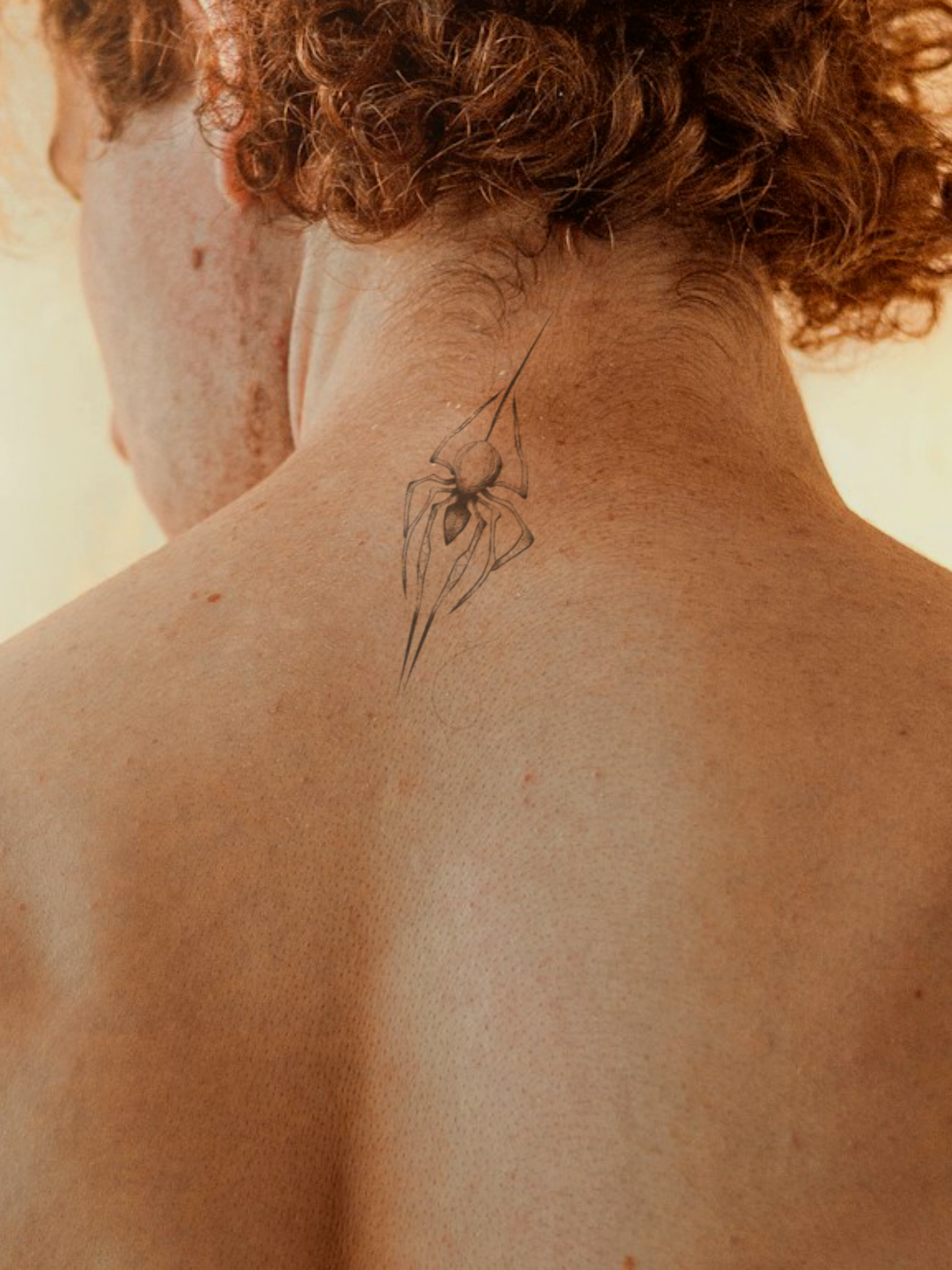 Spider Dotwork temporary tattoo