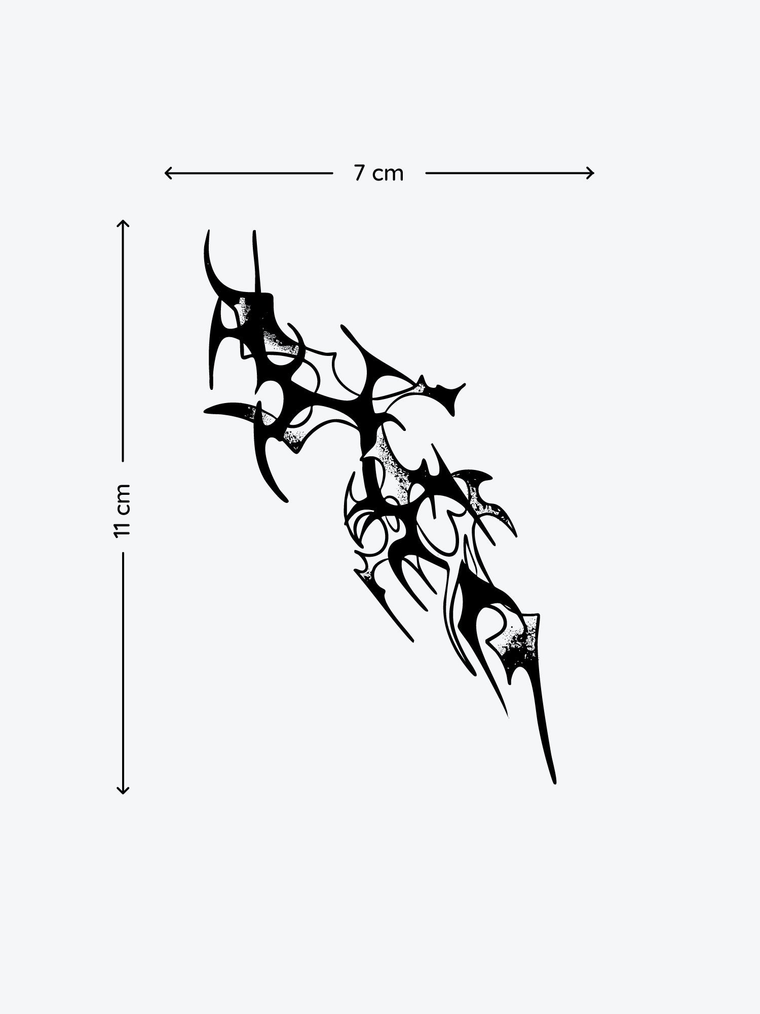 Scorpio Tribal temporary tattoo