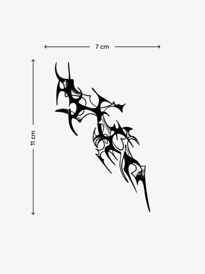 Scorpio Tribal temporary tattoo