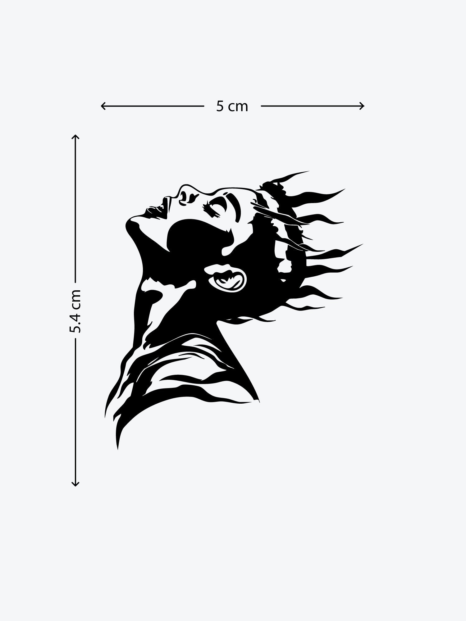 Dissolving Soul temporary tattoo