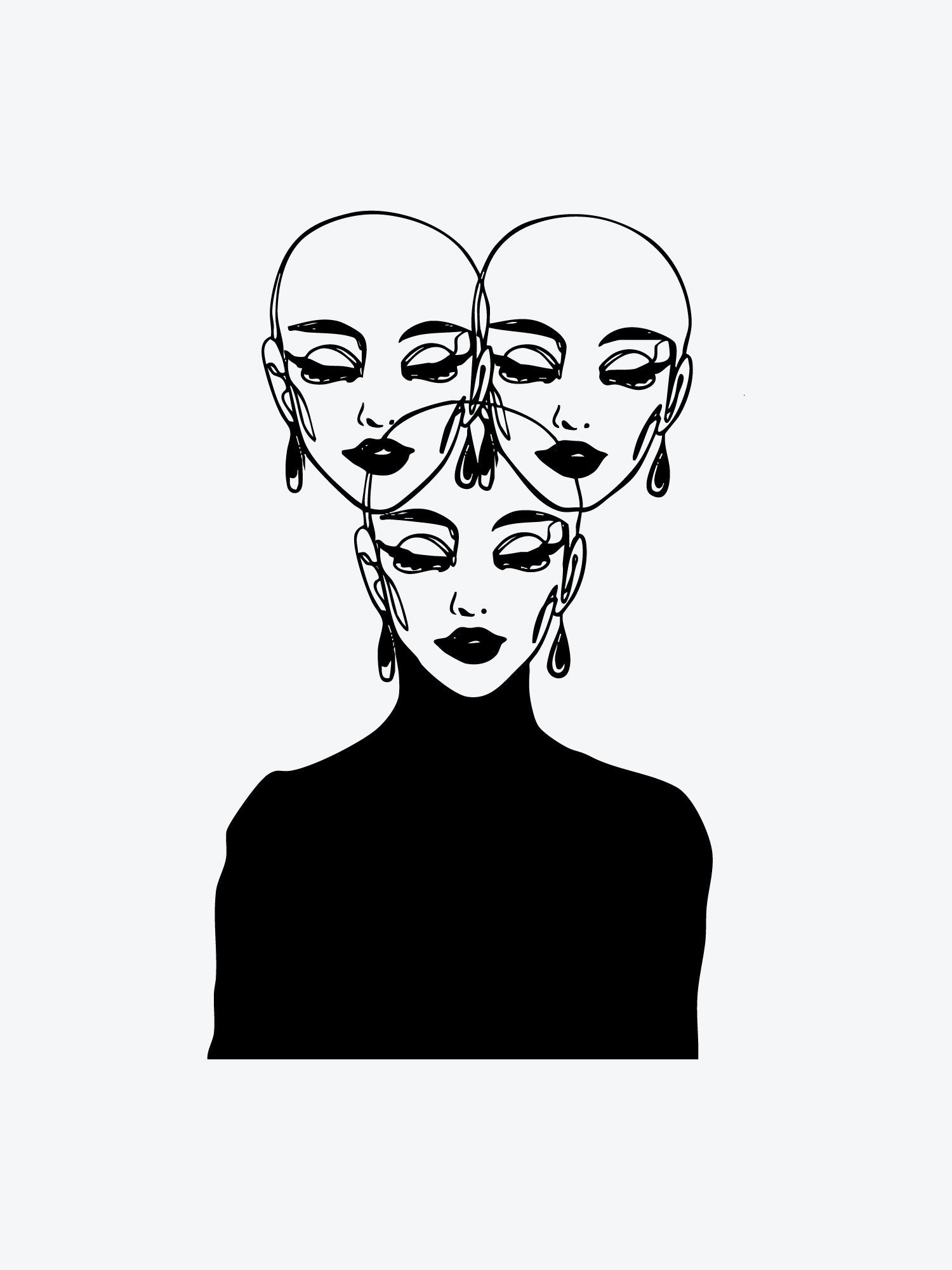 Thought Queen temporary tattoo