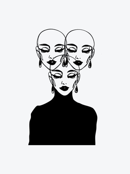 Thought Queen temporary tattoo