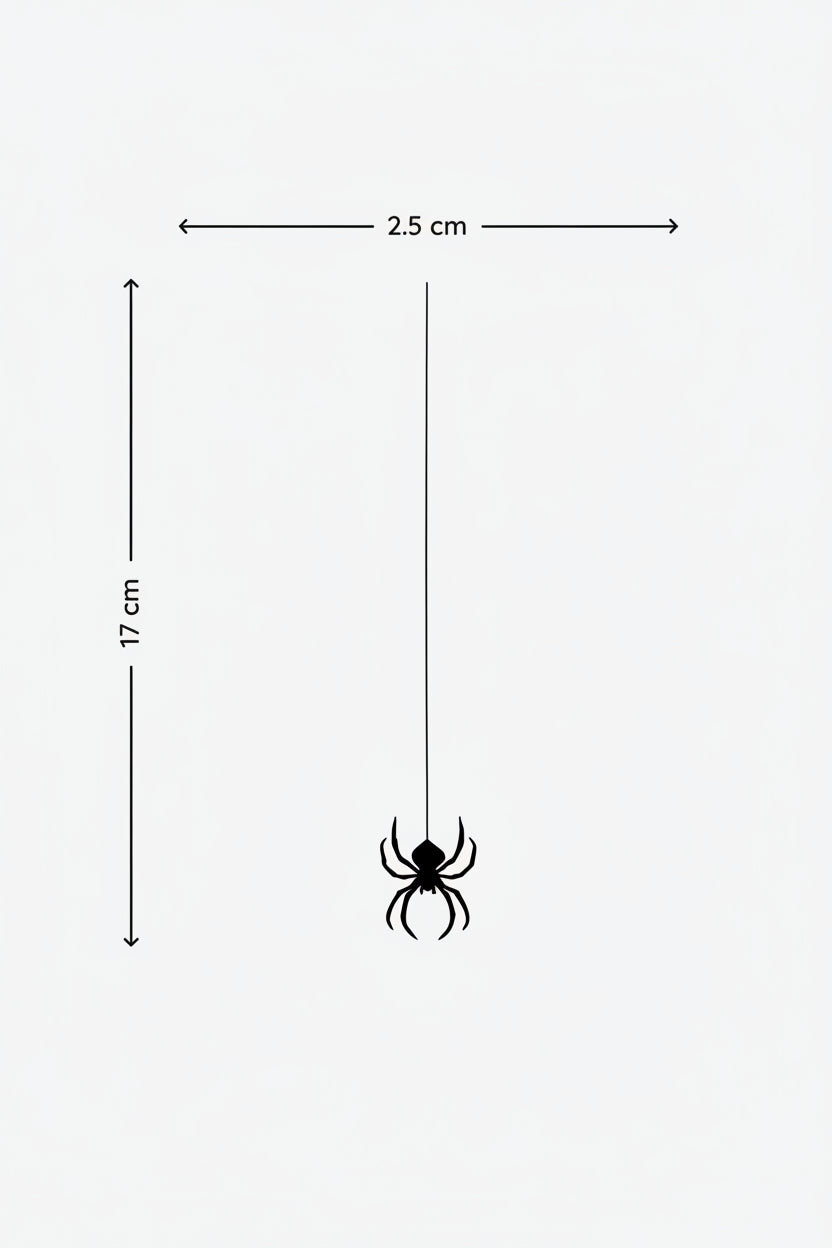 Spider Hanging temporary tattoo
