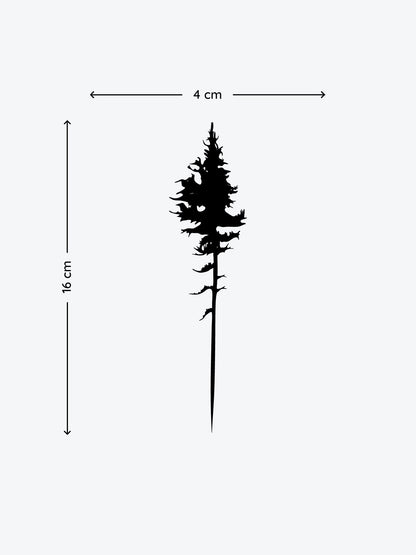 Black Tree temporary tattoo