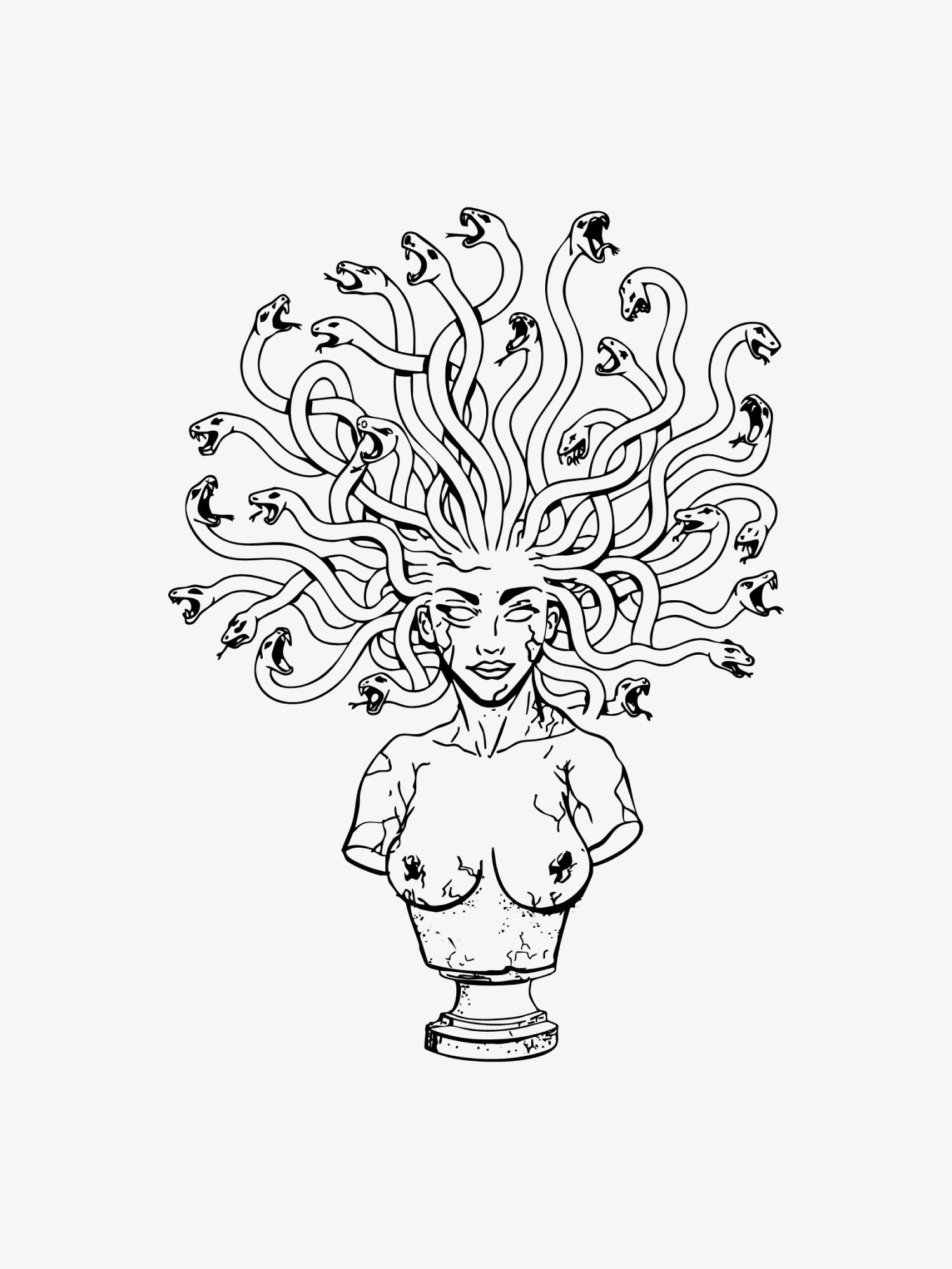 Medusa Exclusive temporary tattoo