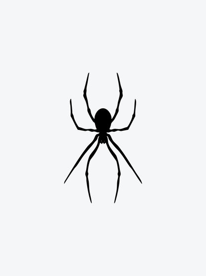 Spider Black temporary tattoo