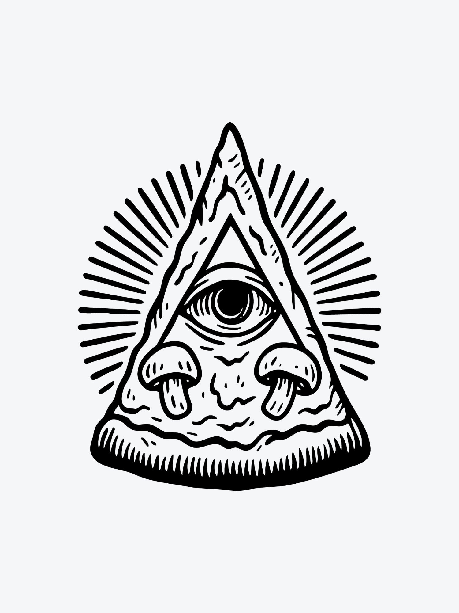 Pizzanati temporary tattoo