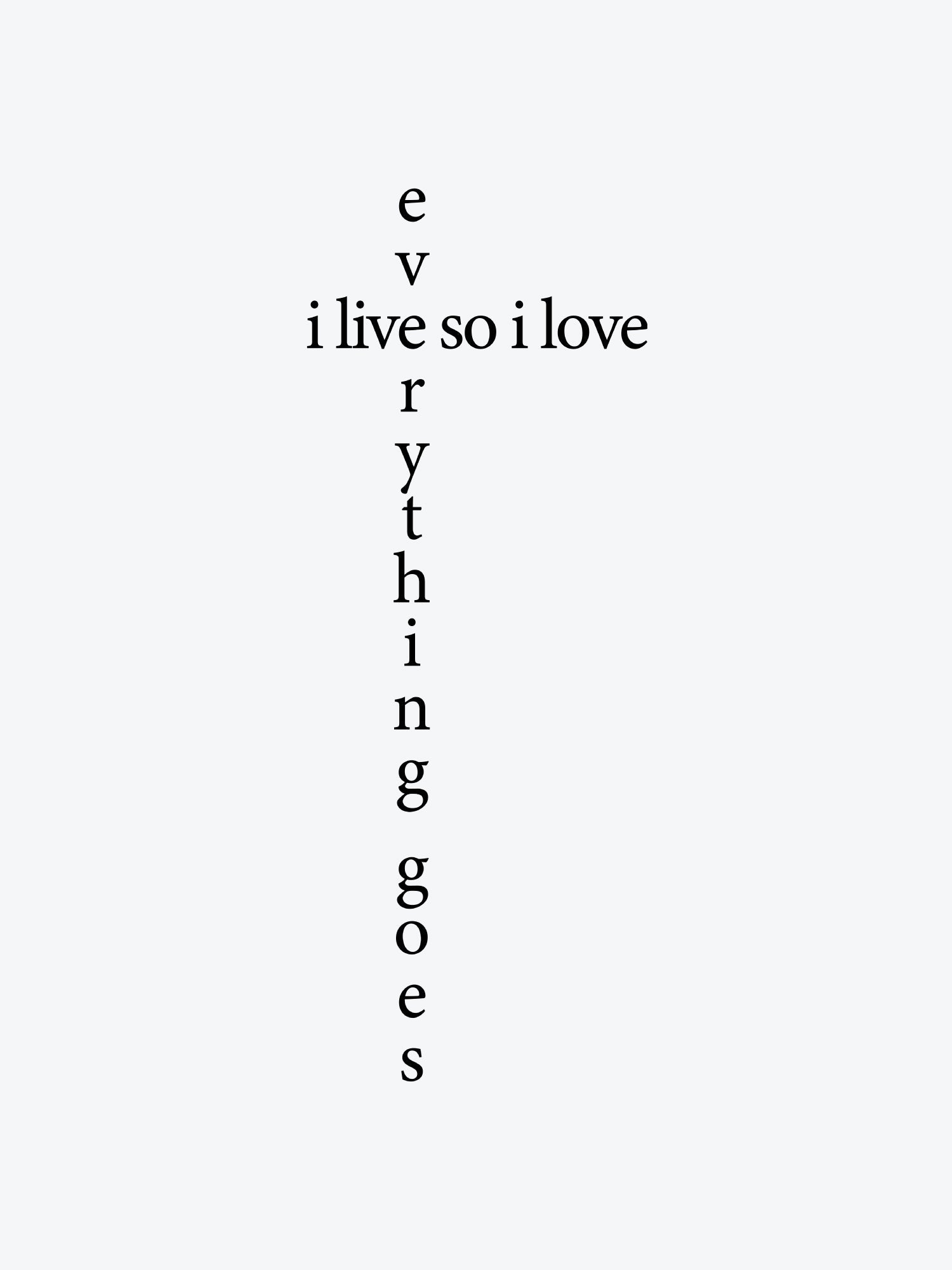 I Live So I Love (Right Hand) temporary tattoo