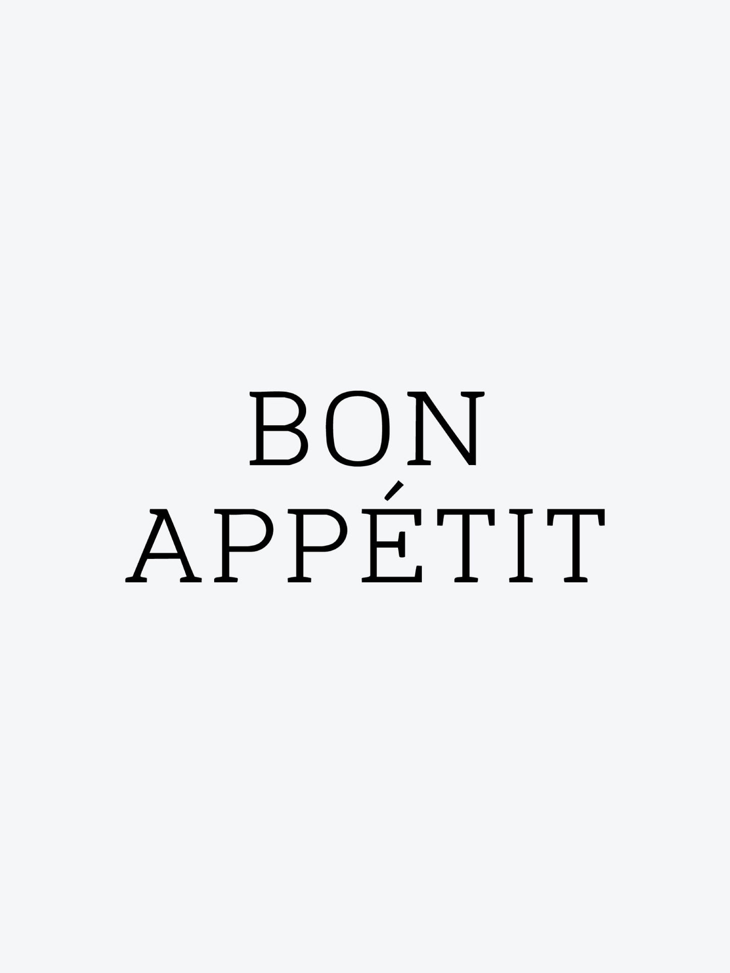 Bon Appetit temporary tattoo