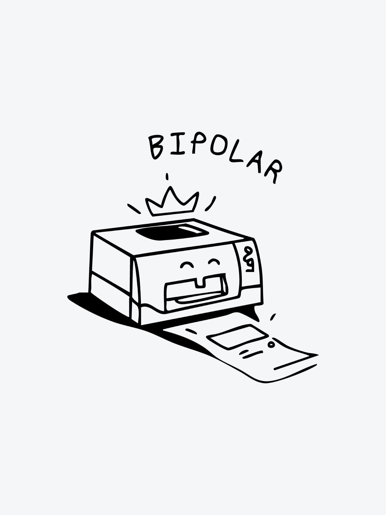Bipolar temporary tattoo