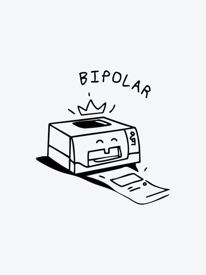 Bipolar temporary tattoo