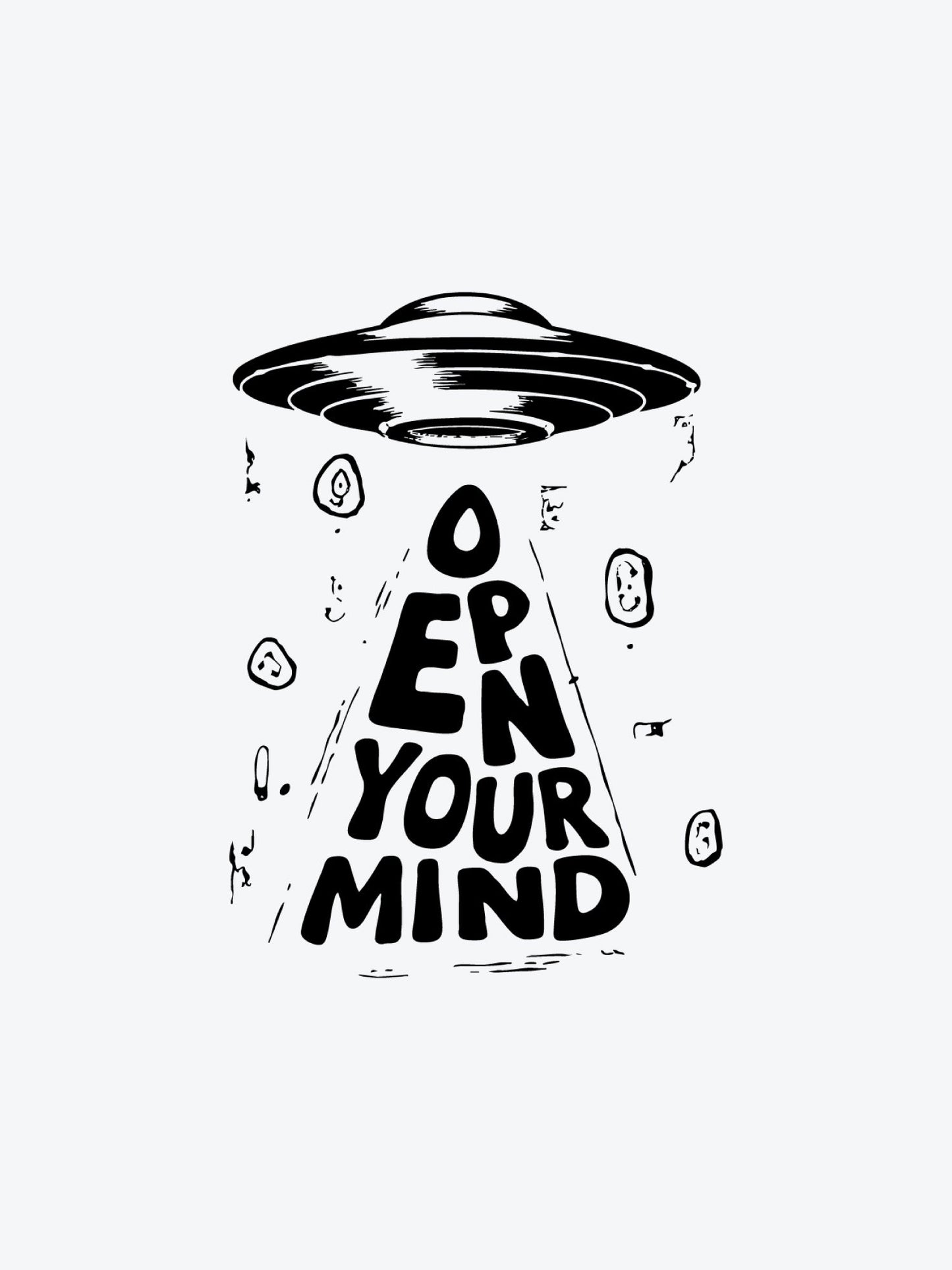Open Your Mind by Mr.B temporary tattoo