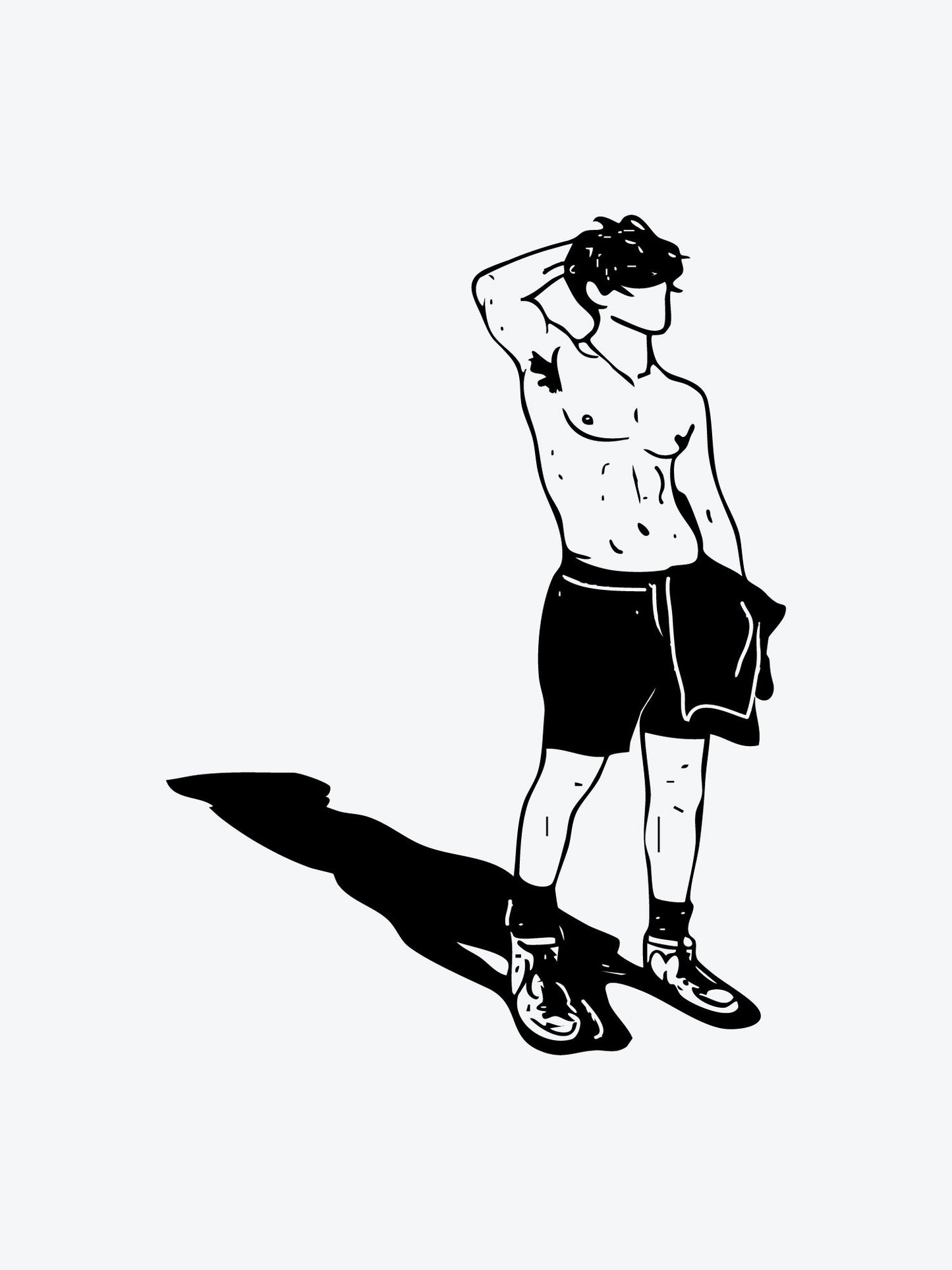 Boy temporary tattoo