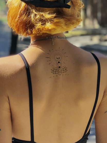 Alien OM by Mr B temporary tattoo