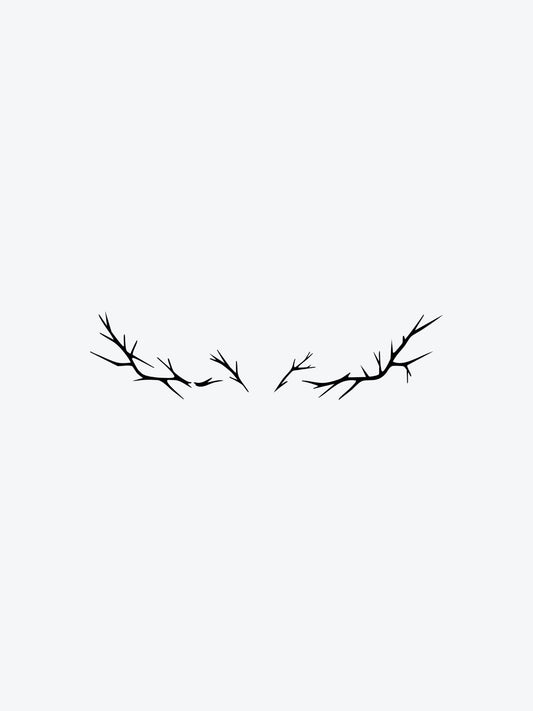 Forest Crown temporary tattoo