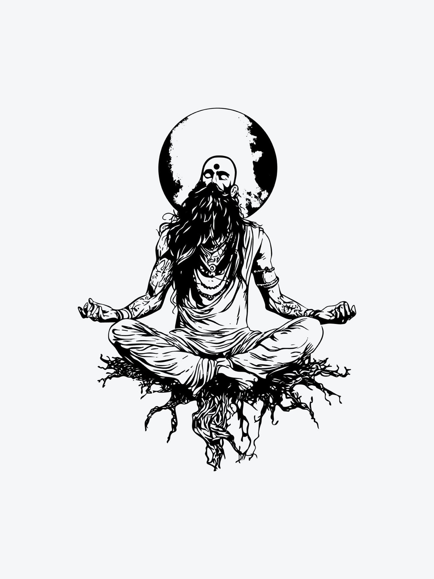 Consciousness Meditation temporary tattoo
