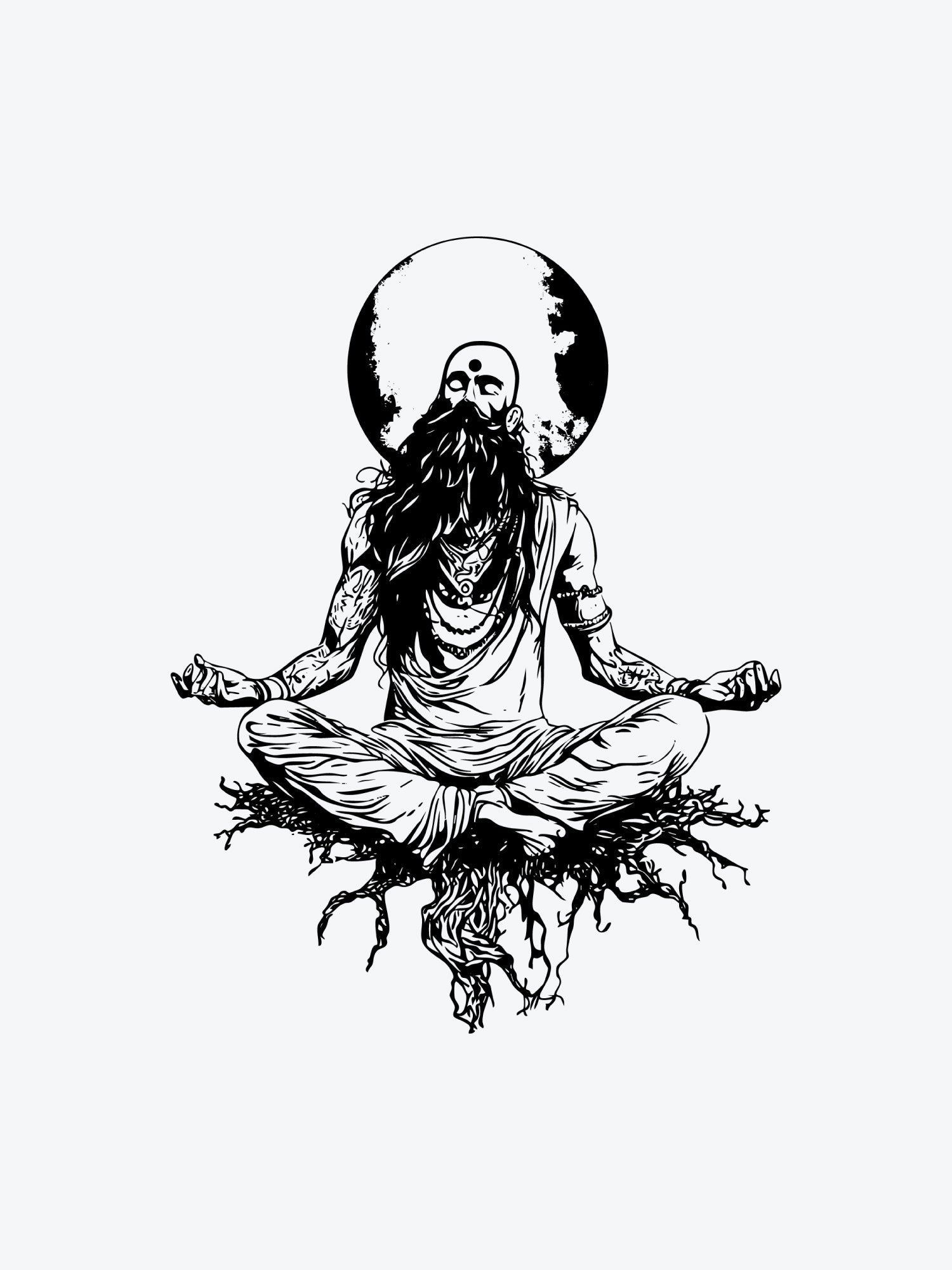 Consciousness Meditation temporary tattoo