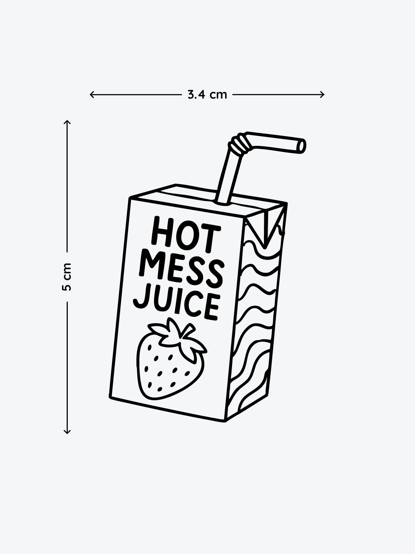 Dumb Bitch Juice temporary tattoo