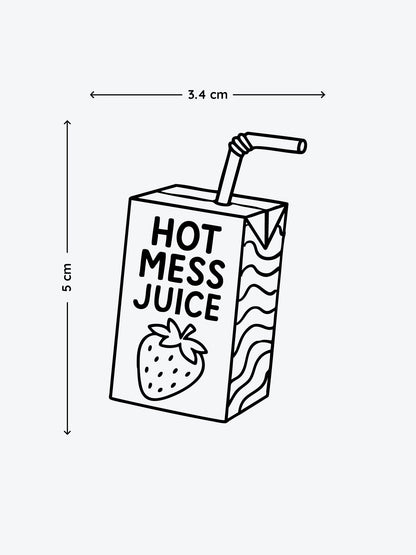 Dumb Bitch Juice temporary tattoo