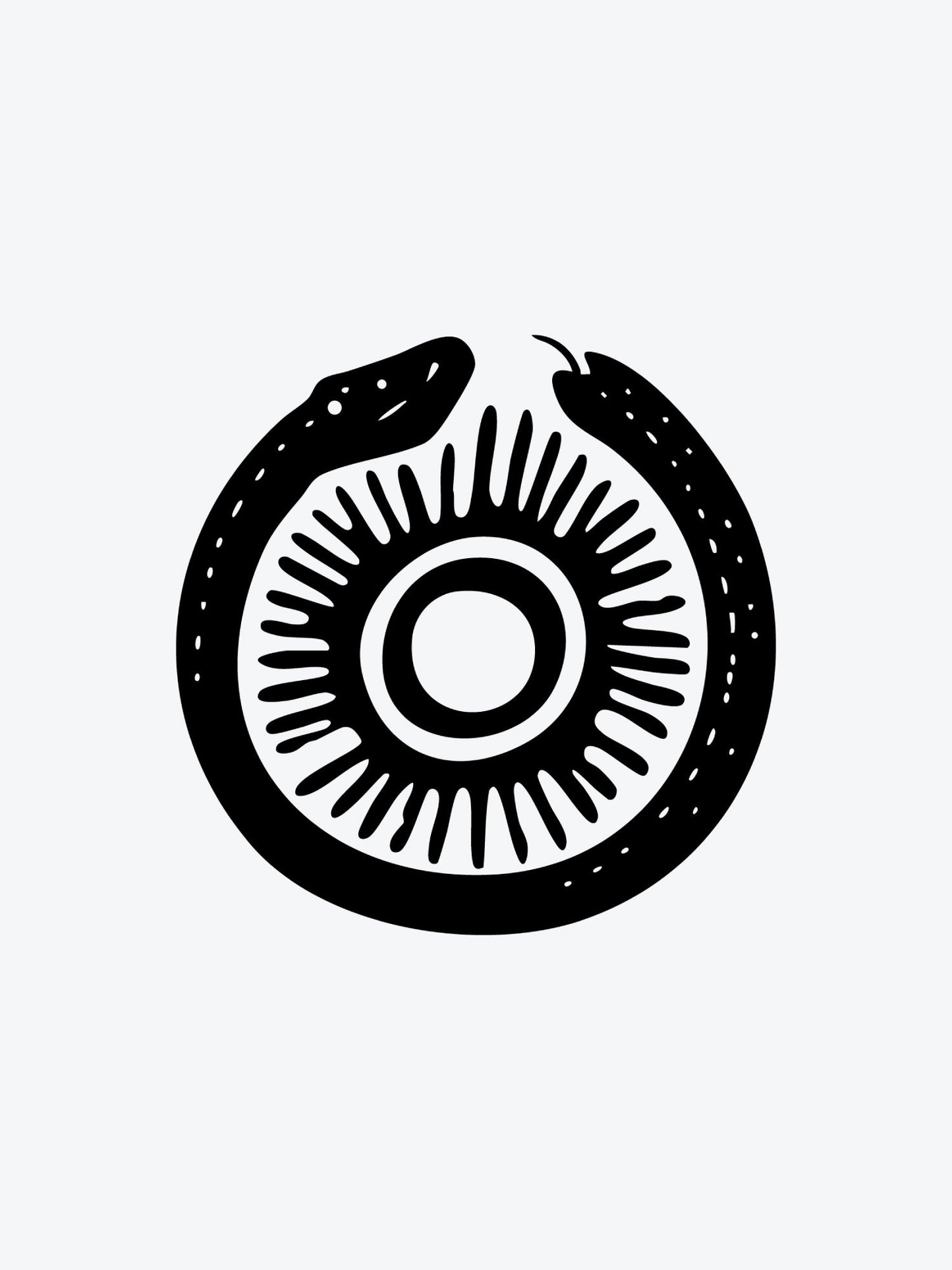 Ouroboros Snake temporary tattoo