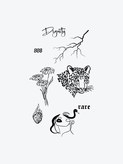 Rare Bundle (9 Tattoos) temporary tattoo