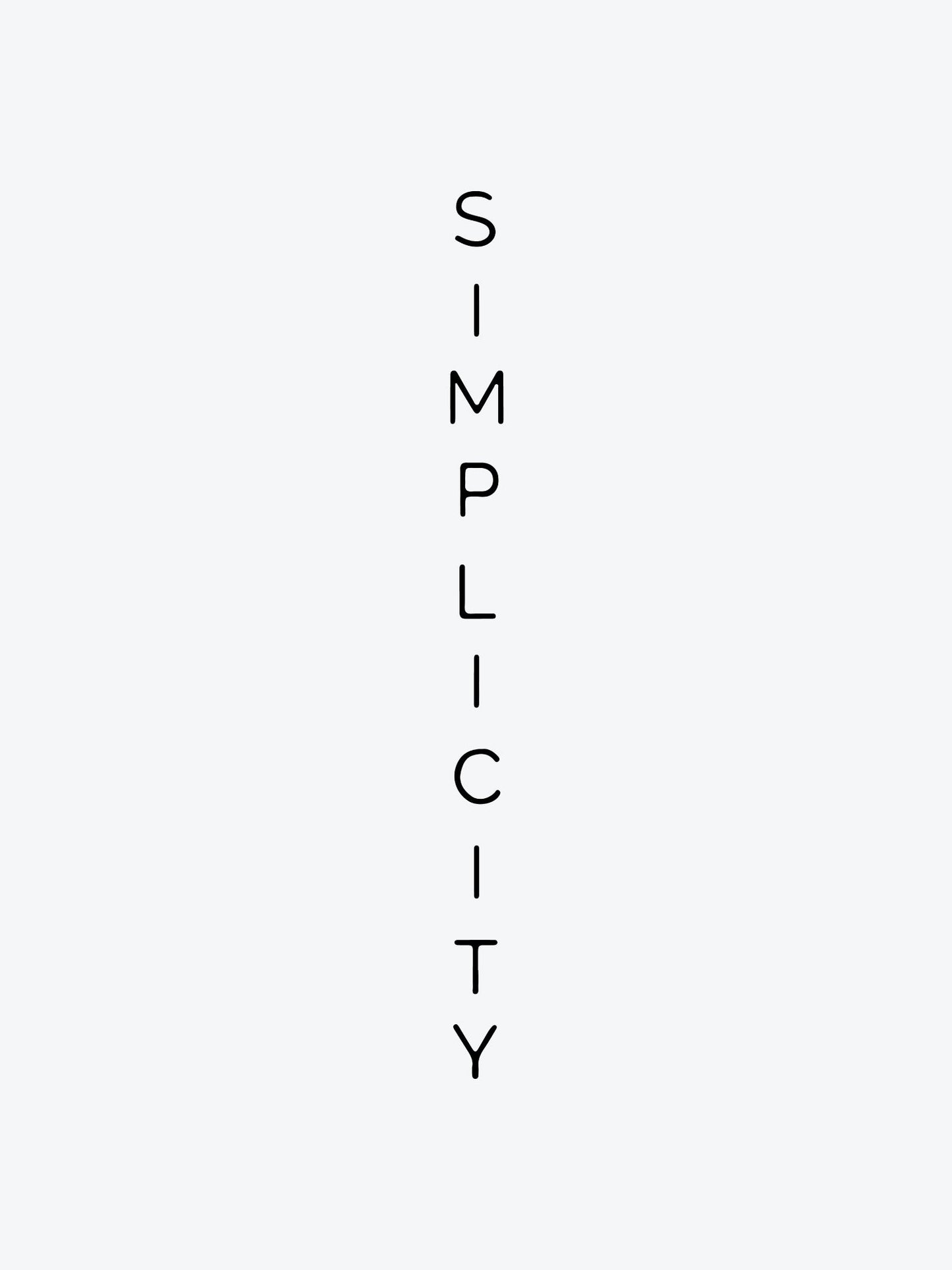 Simplicity temporary tattoo