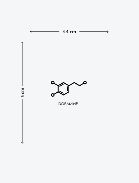Dopamine temporary tattoo