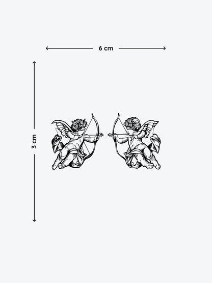 Amor Cupids temporary tattoo