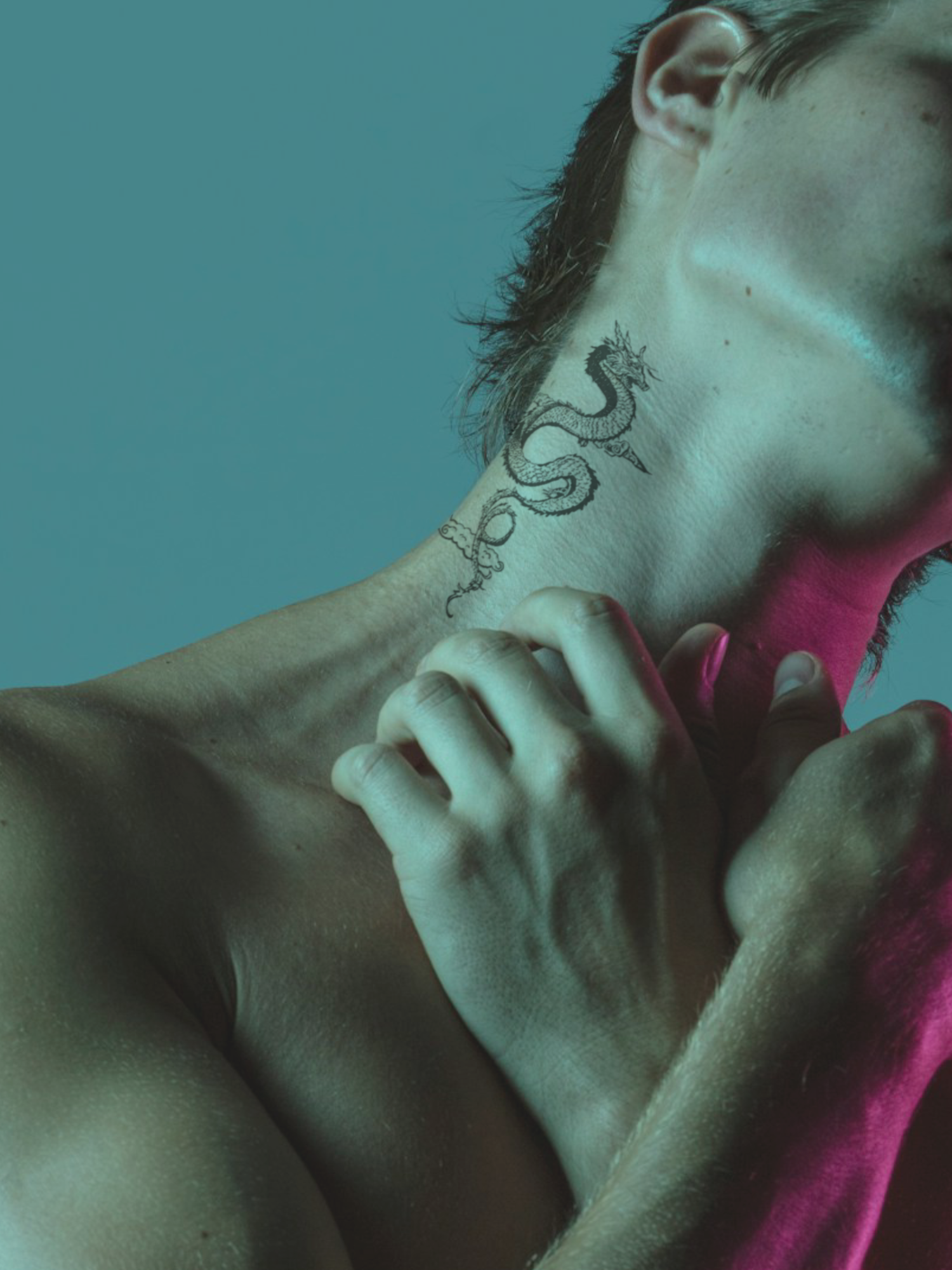 Dragon temporary tattoo
