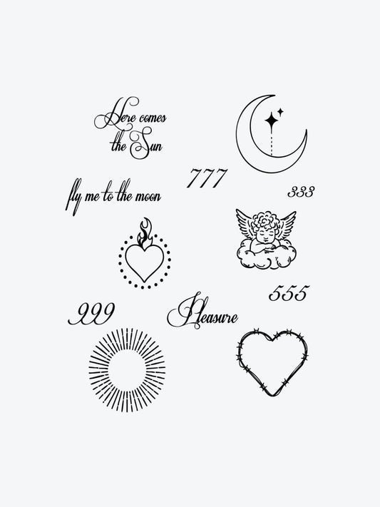 Angel Bundle(13 Tattoos) temporary tattoo