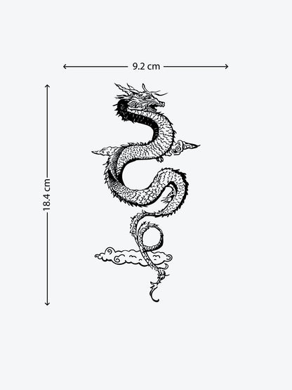 Dragon temporary tattoo