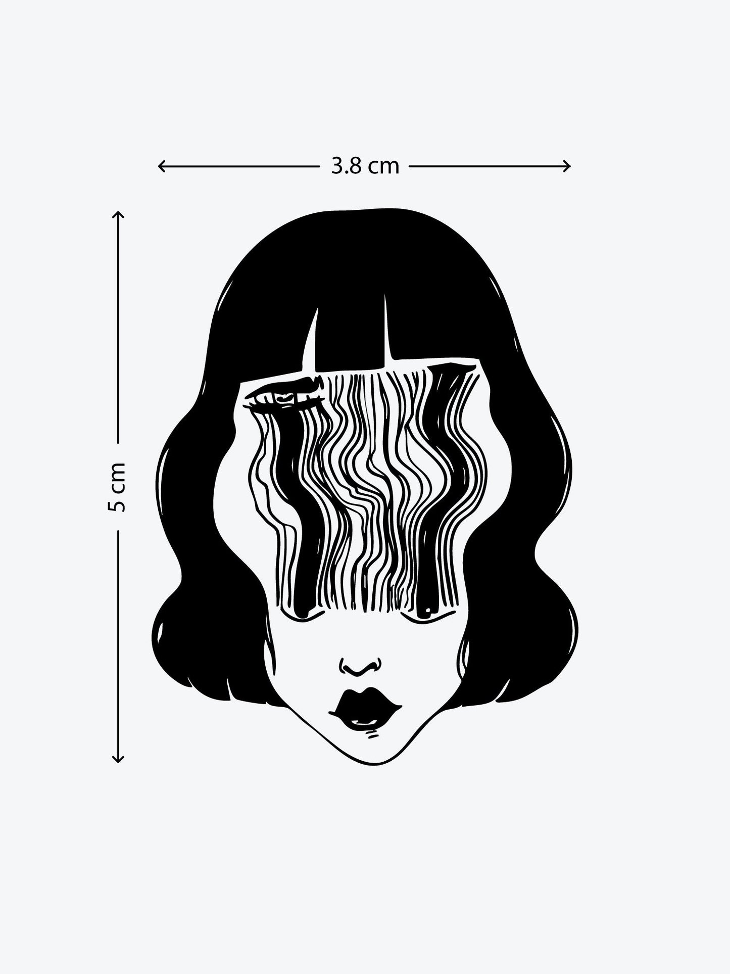Dissolve Me Gently temporary tattoo