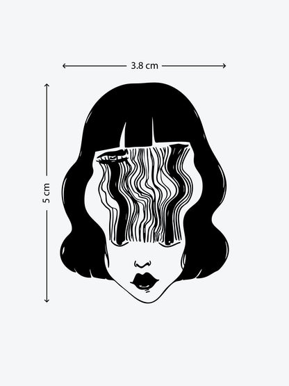 Dissolve Me Gently temporary tattoo