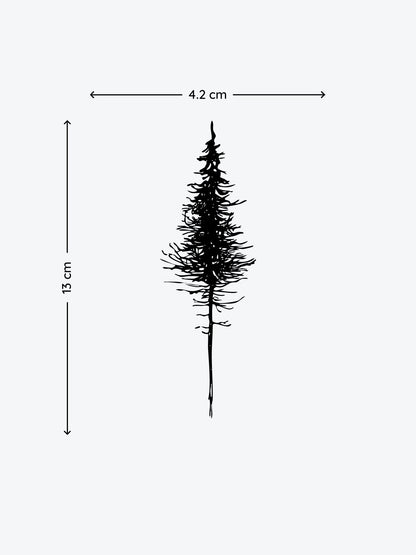 Fine Tree temporary tattoo