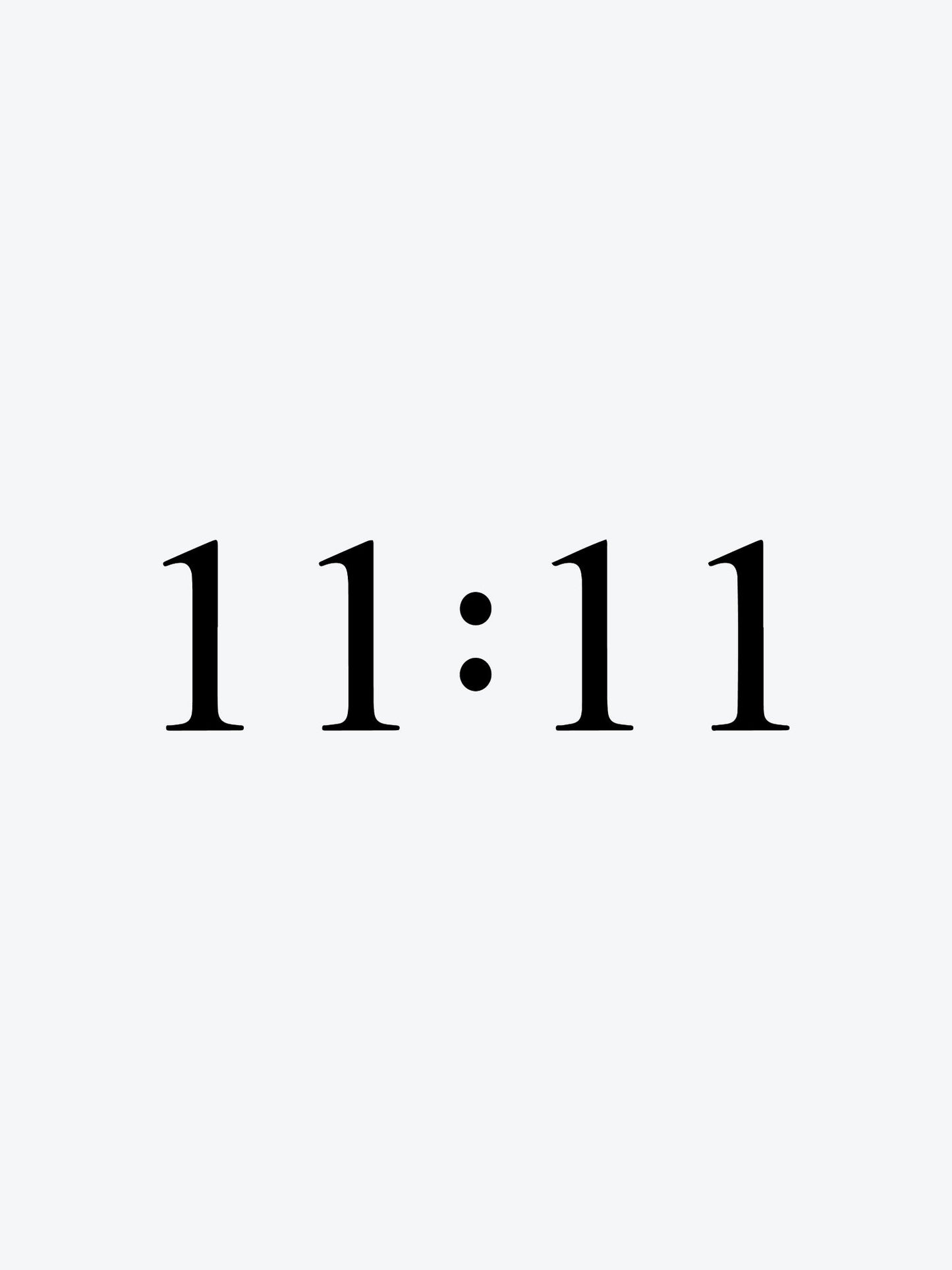 Eleven Eleven temporary tattoo