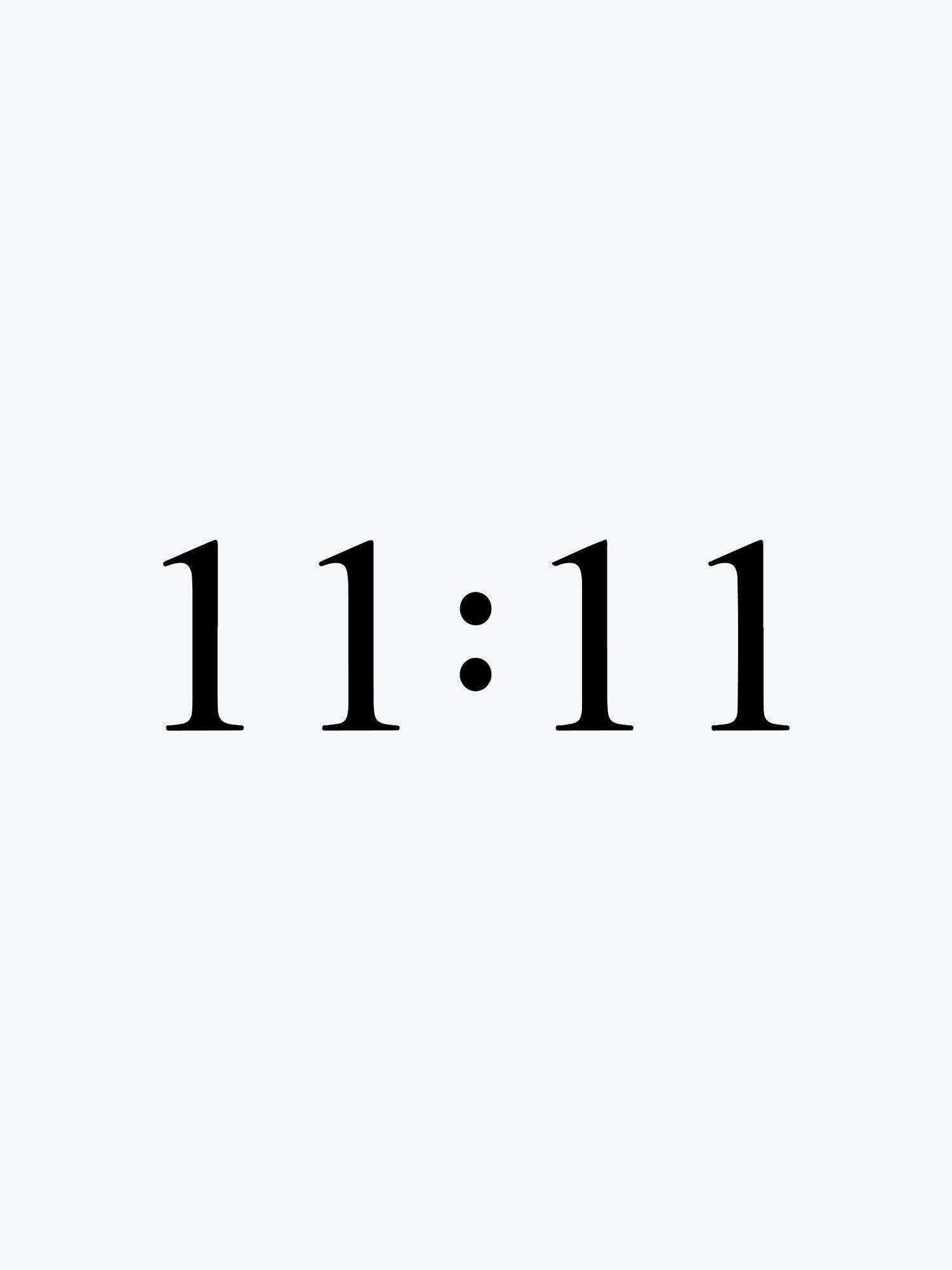 Eleven Eleven temporary tattoo