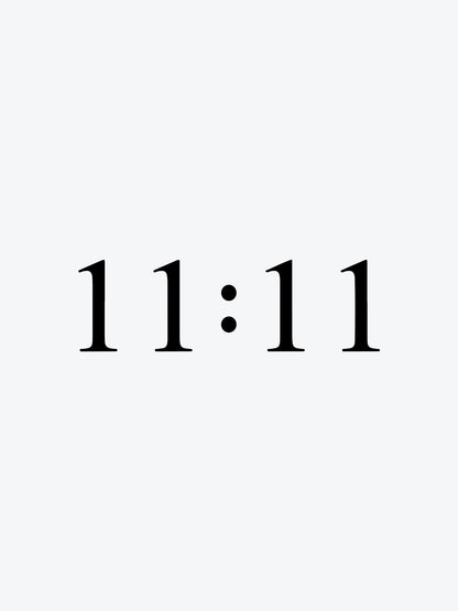 Eleven Eleven temporary tattoo