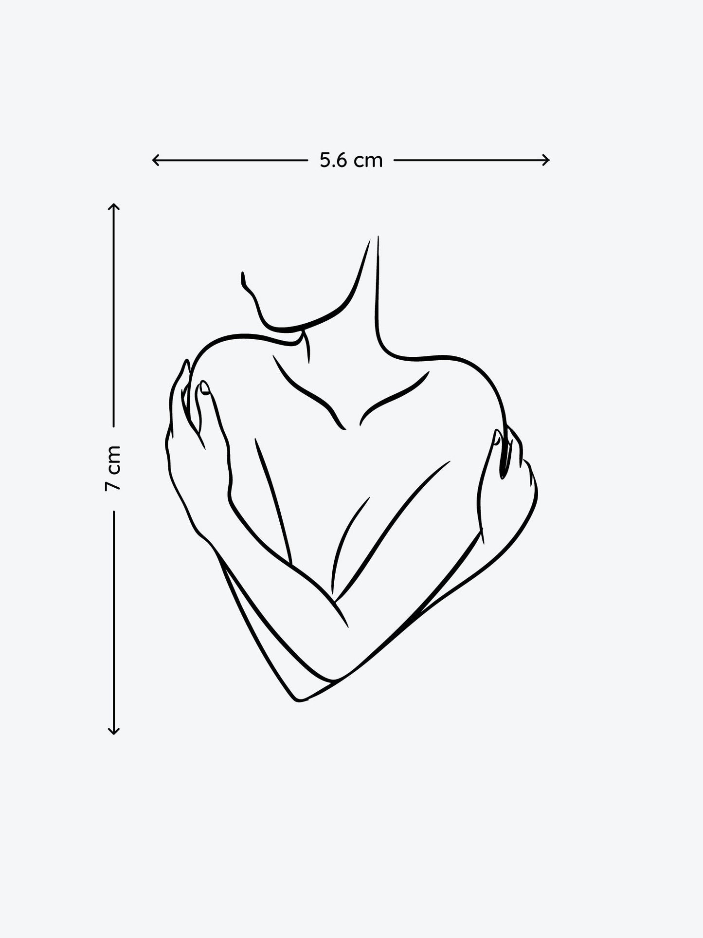 Selflove temporary tattoo