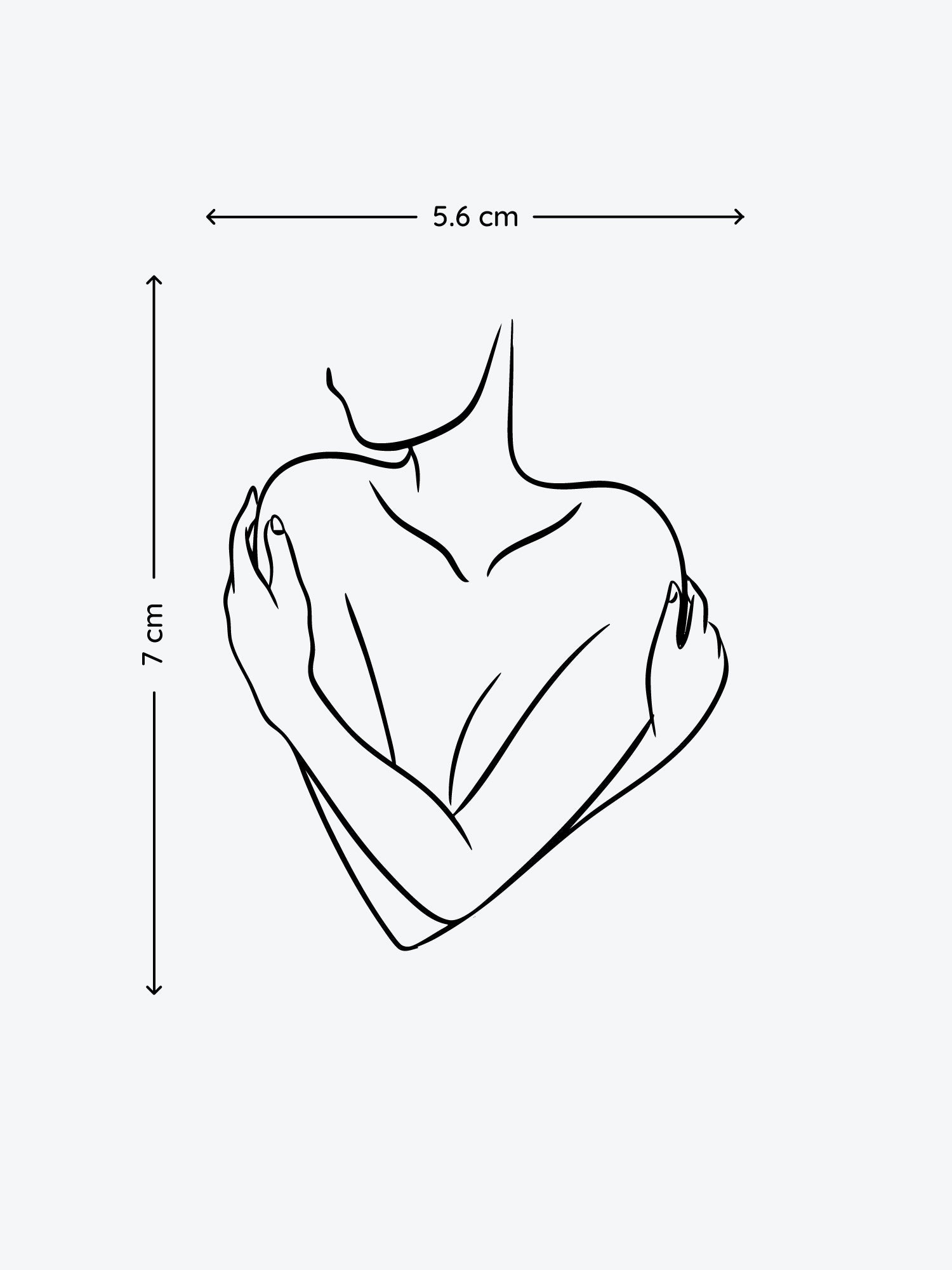 Selflove temporary tattoo