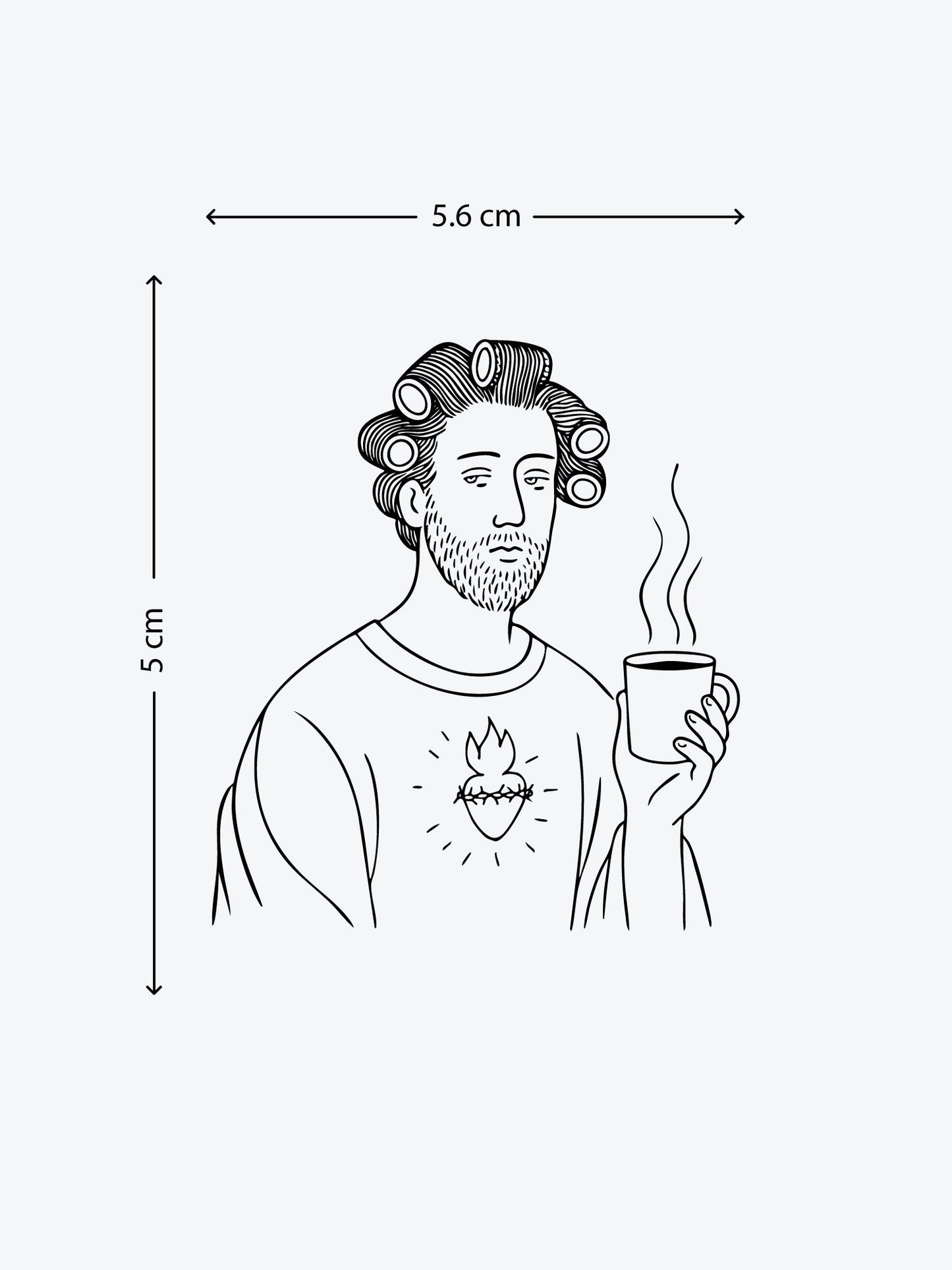 Blessed And Stressed temporary tattoo