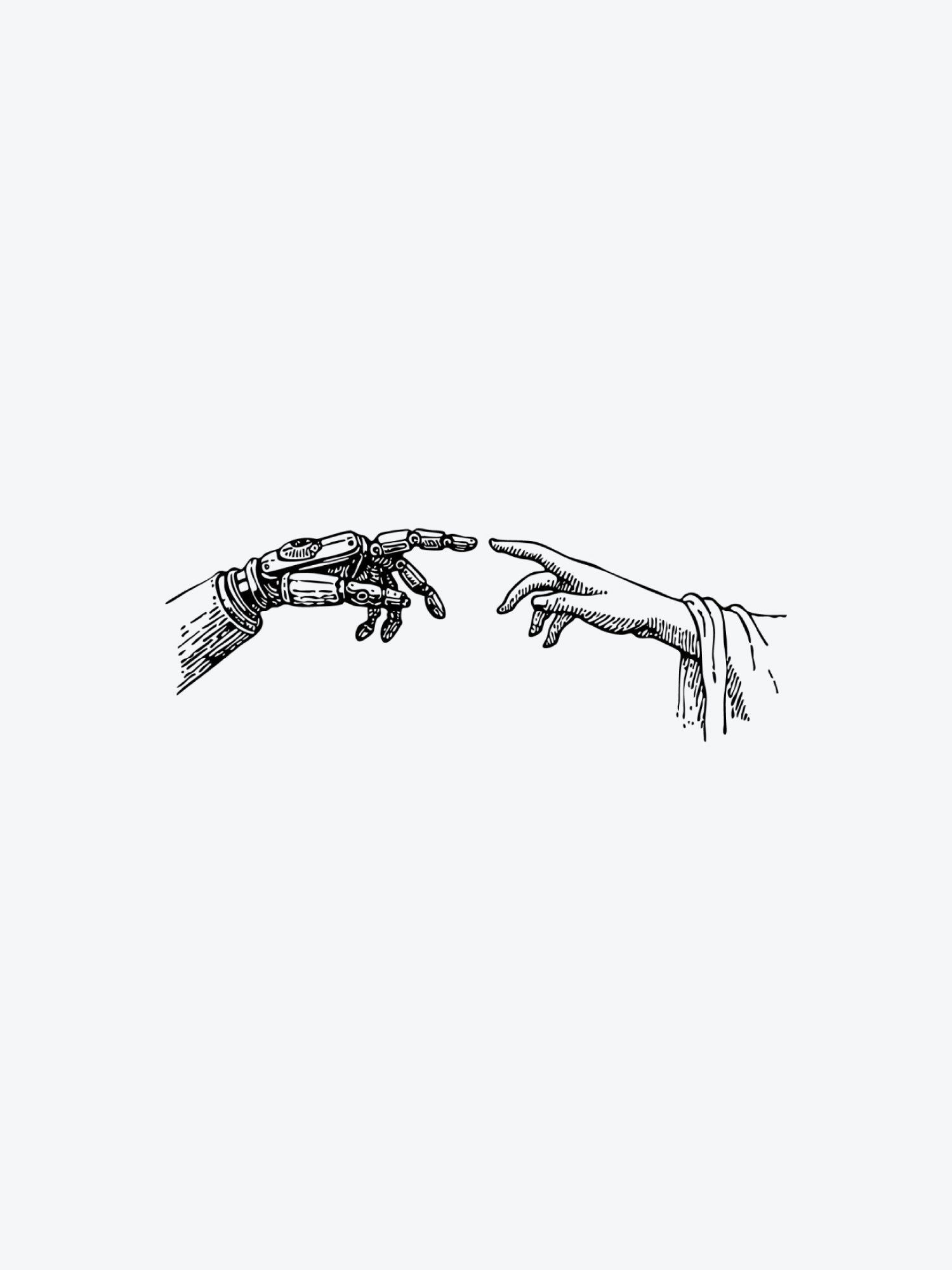 AI Vs Human temporary tattoo