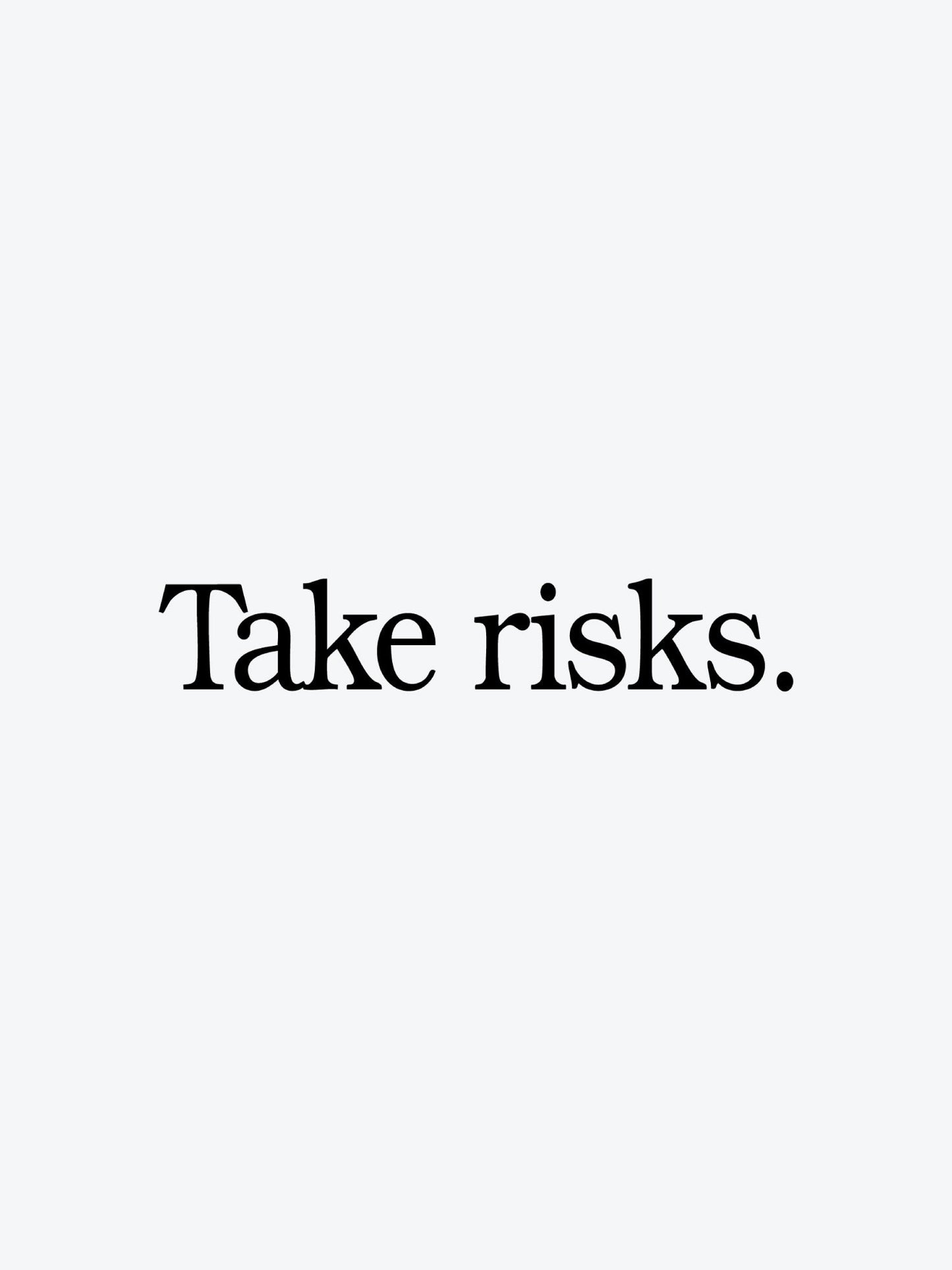 Take Risks temporary tattoo
