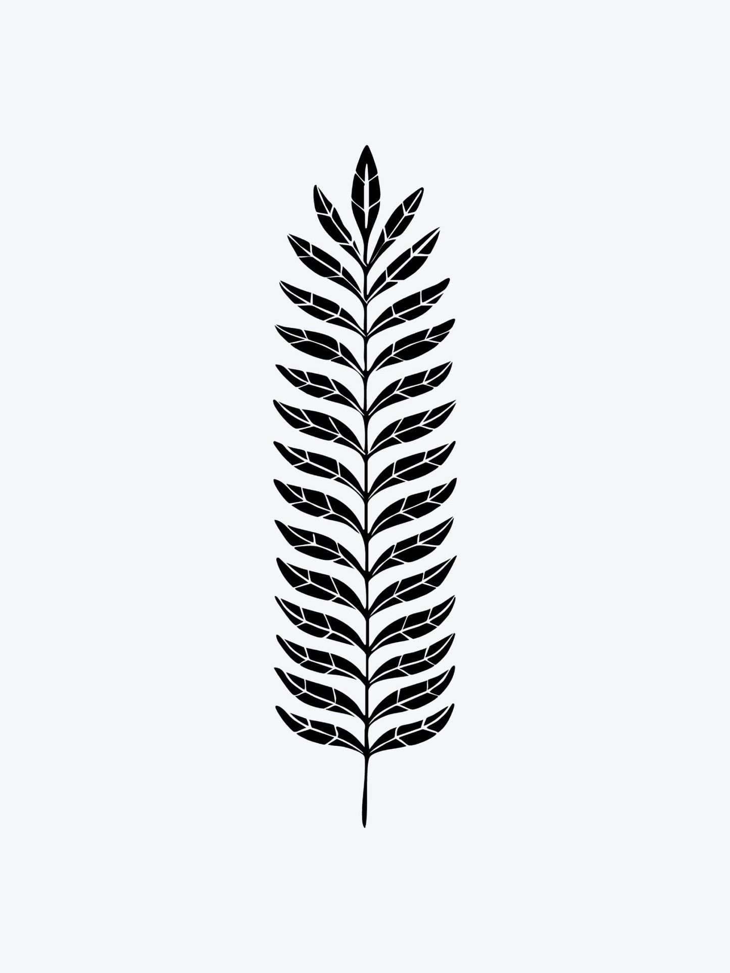 Big Leaf temporary tattoo