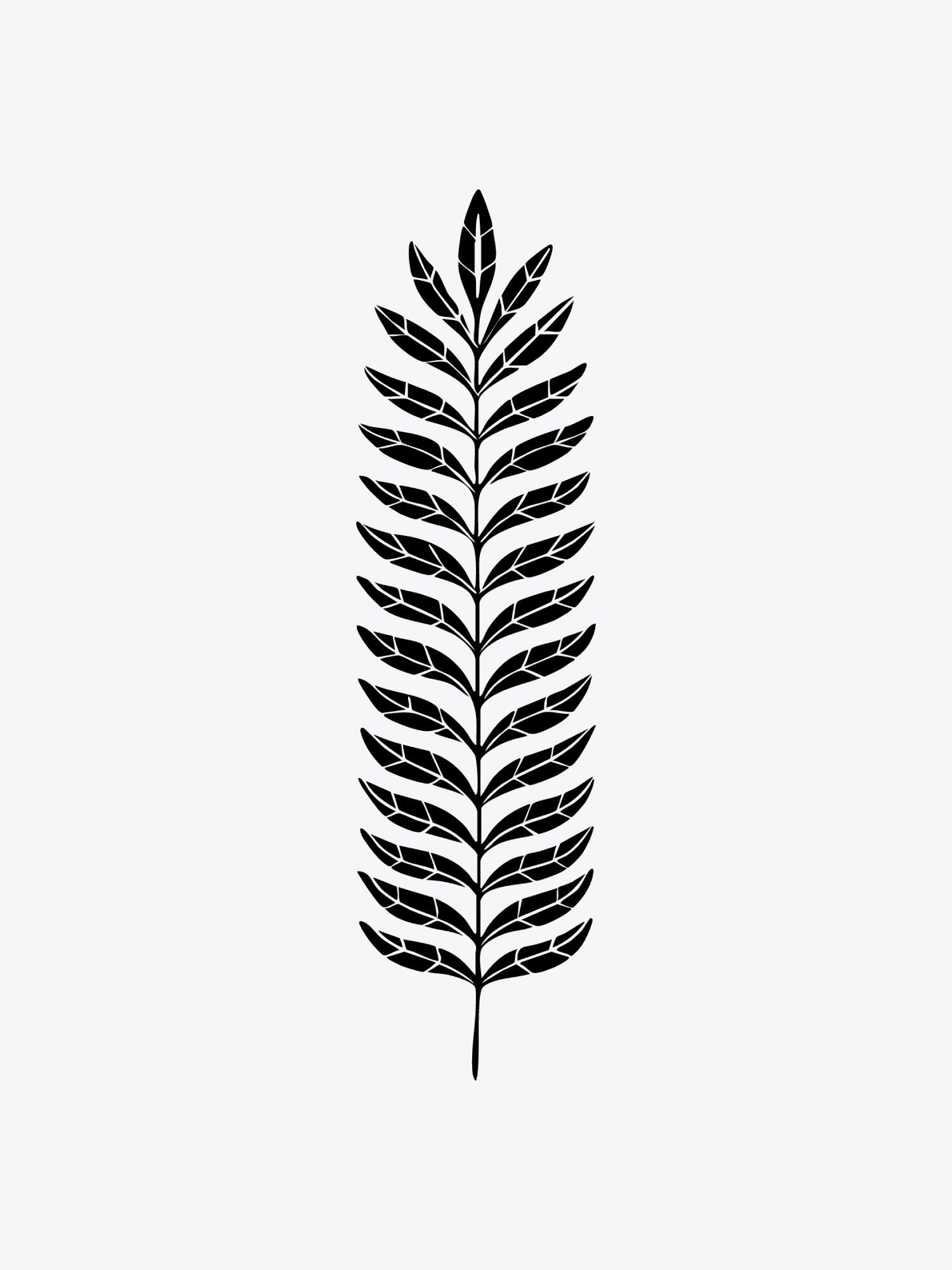 Big Leaf temporary tattoo