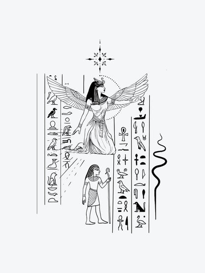 Pharaohs Vision temporary tattoo